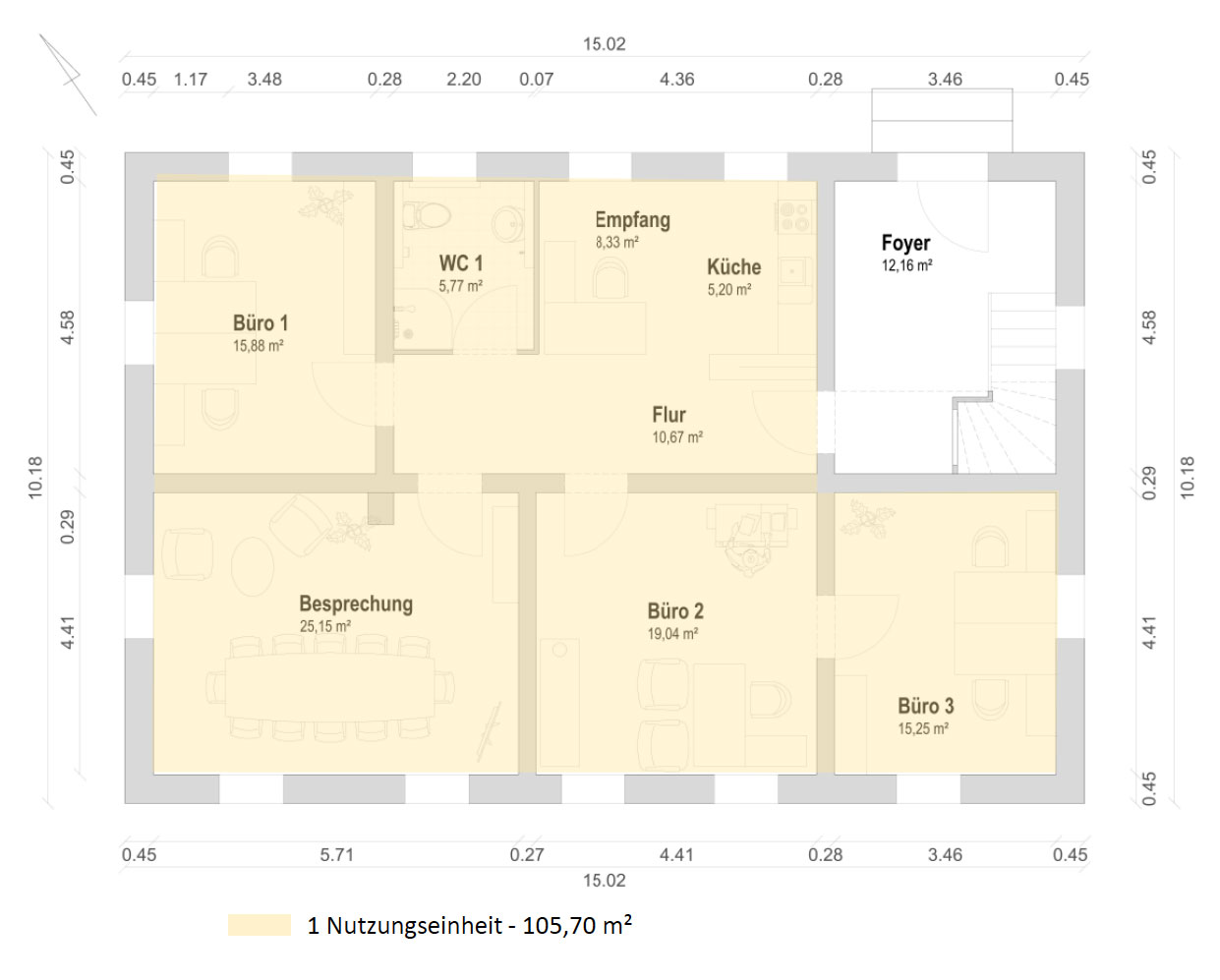 Lindenau Gebäude 64 EG