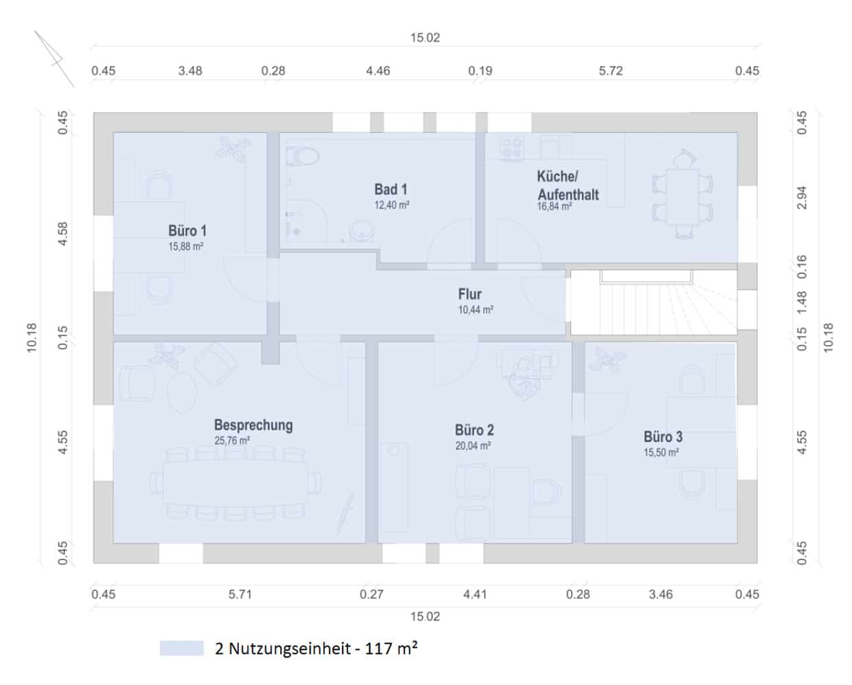 Lindenau Gebäude 64 OG